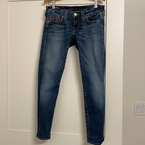 True Religion Skinny Jeans, Size 27.